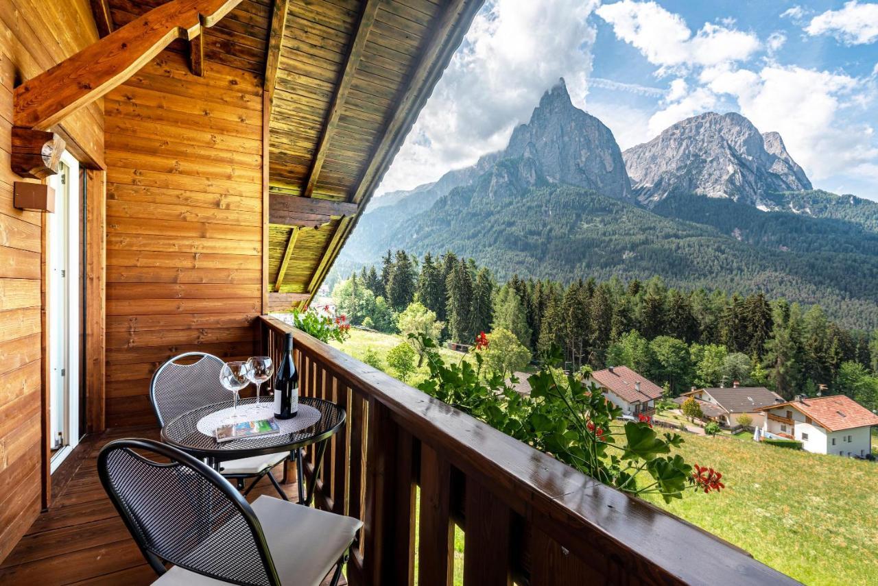 Haus Lohengrin Ferienwohnung 4 Siusi Kültér fotó